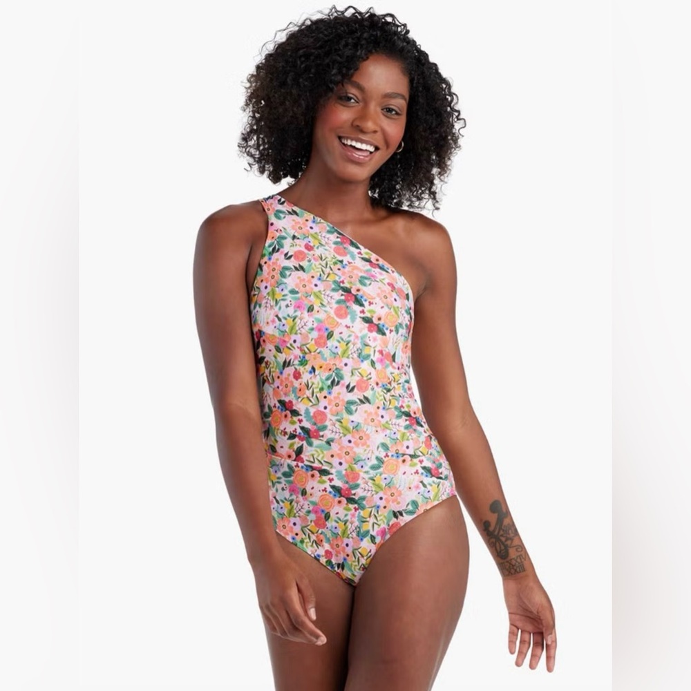 Summersalt x Rifle Paper Co. Womens Sidestroke One-Piece in Garden Party - 12